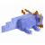 Jucarie de Plus Minecraft Axolotl Albastru, 20 cm, Mattel