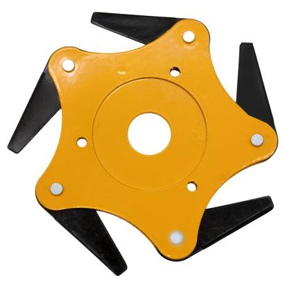 Disc motocoasă tip stea 5T Rotor pentru vegetație densă, prindere 25,4 mm