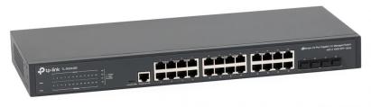Switch TP-Link JetStream cu management | 4× Porturi Gigabit L2+ și 4× Sloturi 10GE SFP+ TL-SG3428X SafetyGuard Surveillance