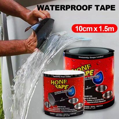 Banda Super Adeziva tip "FLEX TAPE" pentru repararea scurgerilor, rezistenta la apa, culoare neagra, dimensiune 150 x 10cm FAVLine Selection