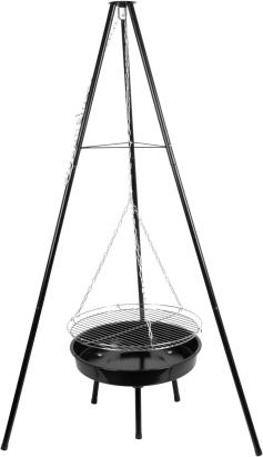 Grătar suspendat pe cărbuni Strend Pro Bavarian, reglabil 320-660 mm