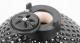 Grătar ceramic Kamado Egg Strend Pro 27 cm, portabil, negru