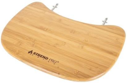 Polita laterala din bambus pentru grill Kamado Egg, 50 x 40,5 cm