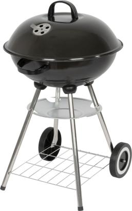 Gratar cu carbuni Strend Pro Servo BBQ, cu capac, 45x52,5x73,5 cm