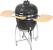 Grătar ceramic Strend Pro Kamado Egg 23 inch, negru, cu termometru