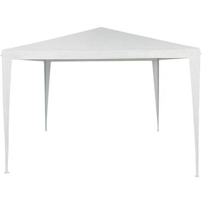 Pavilion de grădină CLINTON 3x3 m alb, cu structură metalică