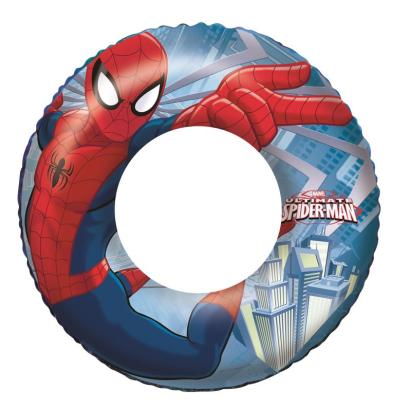 Colac gonflabil pentru copii Bestway Spiderman, 56 cm, albastru