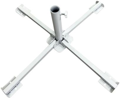 Suport metalic LEQ Dizzy pentru umbrela de gradina, 85x85x35 cm