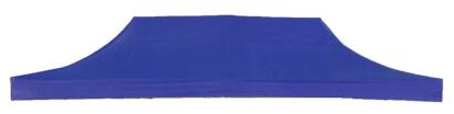 Prelată acoperiș pavilion Elvis albastră din PVC pentru grădină