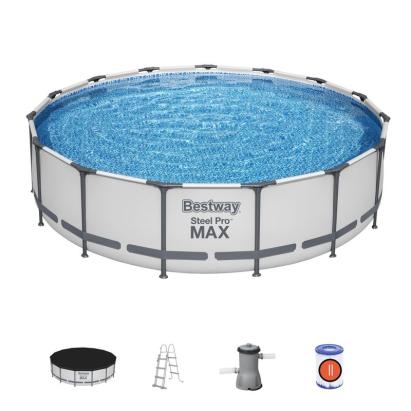 Piscină supraterană Bestway Steel Pro Max 457x107 cm cu filtru și scară