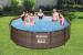 Piscină supraterană Bestway Steel Pro MAX 366x100 cm, ratan, cu filtru și scară