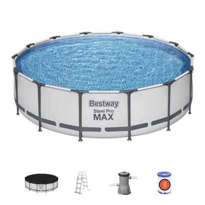 Piscină supraterană Bestway Steel Pro MAX 427x107 cm cu filtru, scară și prelată