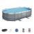 Piscină supraterană ovală Bestway Power Steel cu filtru și scară 488x305x107 cm