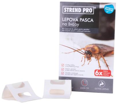 Capcană adezivă Strend Pro pentru gândaci și insecte târâtoare, 6 buc
