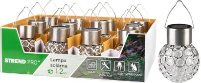 Lampa solară LED Strend Pro Propus 8x11 cm pentru grădină și terasă