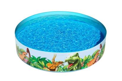 Piscină pentru copii Bestway Dinosaur 183x38 cm, cu pereți rezistenți