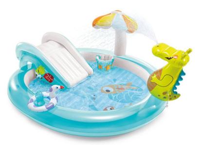 Centru de joacă gonflabil pentru copii Intex Gator Play Center 201x170x84 cm