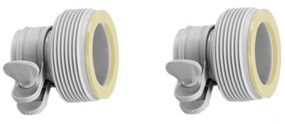 Adaptor Intex B 29061 pentru furtunuri de piscină, set 2 buc