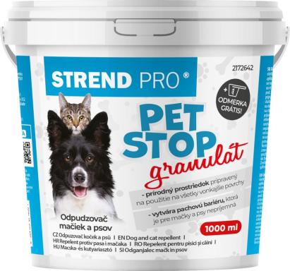 Repelent granulat pentru caini si pisici Strend Pro PET STOP 1000 ml