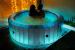 Jacuzzi gonflabil MSpa Starry cu LED, 6 persoane, 930 l, 204x70 cm