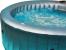 Jacuzzi gonflabil MSpa Starry cu LED, 6 persoane, 930 l, 204x70 cm