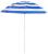 Umbrelă de plajă DALIA 180 cm, înclinabilă, albastru-alb