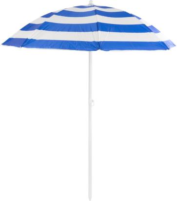 Umbrelă de plajă DALIA 180 cm, înclinabilă, albastru-alb