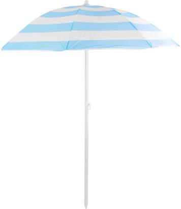 Umbrelă de plajă DALIA 180 cm cu înclinare, turcoaz-alb