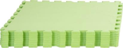 Set dale protectie piscina EVA 50x50x0,8 cm, 9 bucati, verde