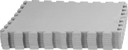 Set 9 placi EVA pentru piscina 50x50x0,8 cm, gri, STRONG