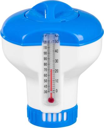 Dozator plutitor Strend Pro Pool pentru tablete 1,5 inch, cu termometru