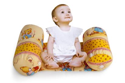 Pernă de siguranță pentru bebeluși Honey, din bumbac 100%, 40x30 cm