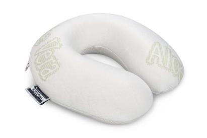 Perna de calatorie Somnart Memory cu spuma de memorie si husa Aloe Vera