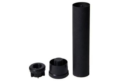 Picior ajustabil pentru somiera, reglabil 23-26 cm, metal negru