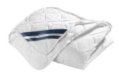 Protectie pentru saltea Somnart din bumbac, 90x200 cm, alba