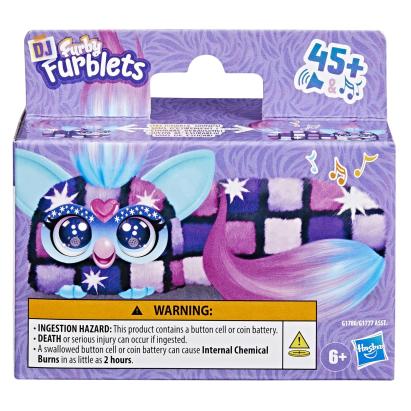 Jucarie interactiva Furby Furblets DJ Dis-Co Dazz, 45+ sunete