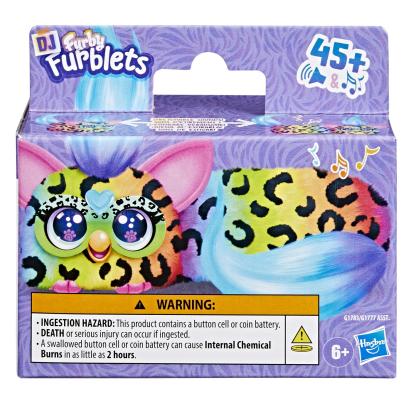 Furby Furblets DJ, jucarie interactiva curcubeu cu 45+ sunete