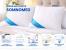 Set 2 perne Somnomed antimicrobiene, lavabile la 95°C, 70x70 cm