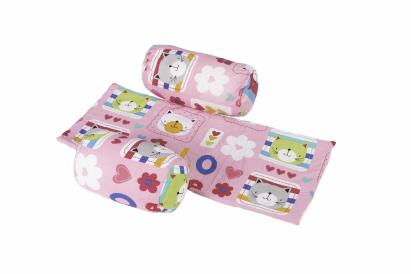 Suport de siguranta pentru bebelusi SomnArt cu paturica impermeabila Flori