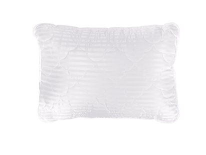 Pernă matlasată din microfibră satinată 50x70 cm, confort mediu