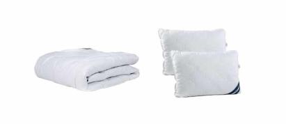 Set pilota de iarna Bumbac Pur Somnart pilota groasa 200x220 cm + 2 perne 50x70 cm