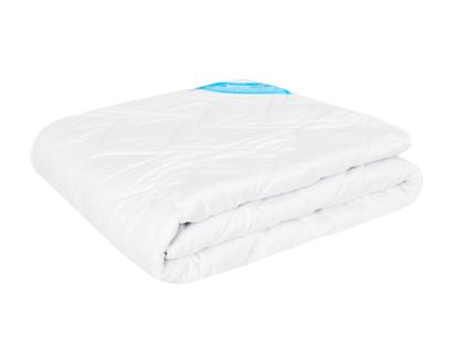 Pilota antiacarieni Somnomed 150x200, microfibra alba, 200 gsm