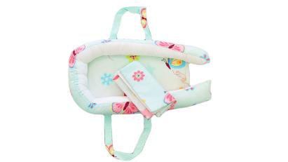 Culcuș oval pentru câini și pisici de talie mică, model Fluturi