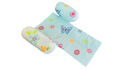 Suport de siguranta pentru bebelusi SomnArt cu paturica impermeabila, Fluturi