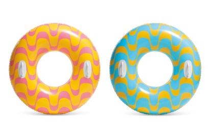 Colac gonflabil pentru copii Intex 91 cm, pentru apa, modele diverse