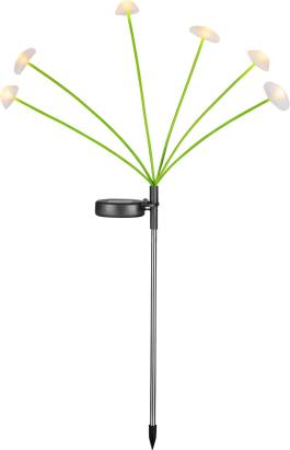 Lampa solara de gradina Strend Pro 72 cm, 6 LED, lumina calda
