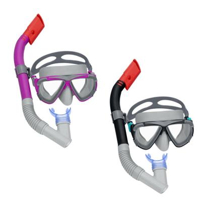 Set mască și snorkel Bestway Dominator pentru snorkeling, protecție UV