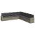 Set canapele de grădină, 9 piese, cu perne, gri, poliratan GartenMobel Dekor