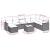 Set canapele de grădină, 9 piese, cu perne, bej, poliratan GartenMobel Dekor