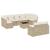 Set canapele de grădină cu perne, 10 piese, bej, poliratan GartenMobel Dekor